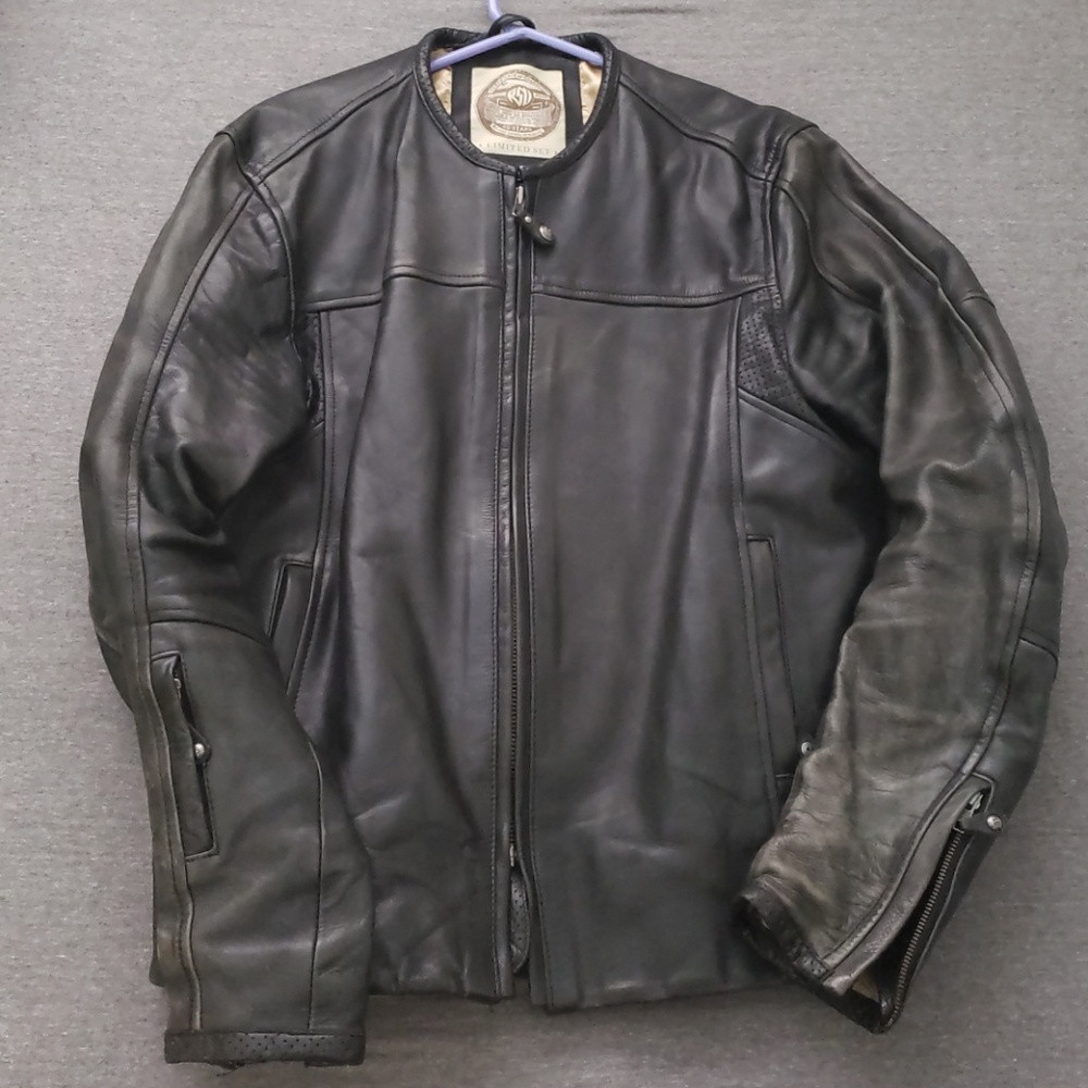 Roland sands leather barfly jacket